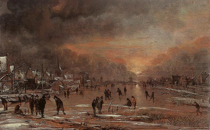 Sports on a Frozen River g, NEER, Aert van der